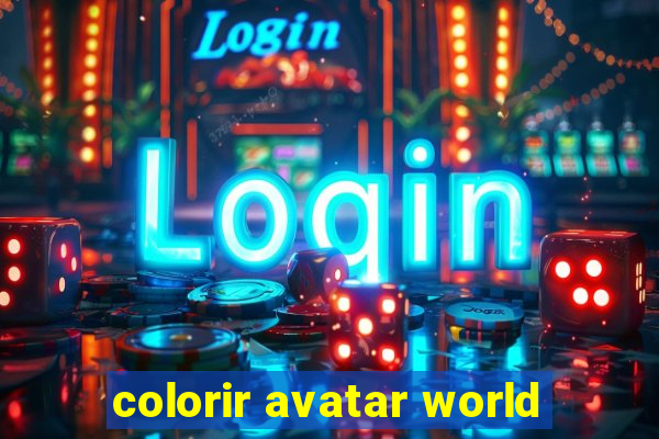 colorir avatar world